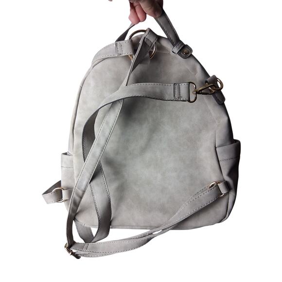 NYC double compartment backpack Tan - Picture 2 of 4